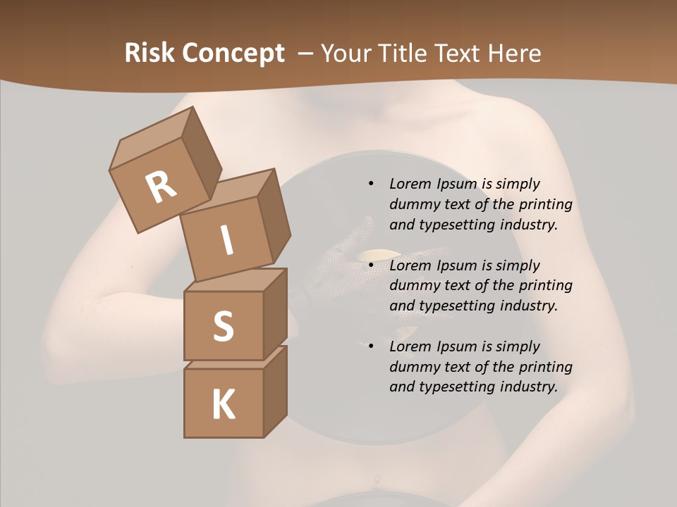 Fan Disk Piercing PowerPoint Template