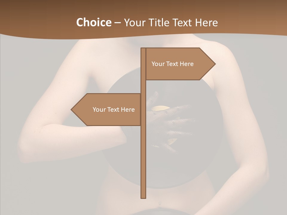 Fan Disk Piercing PowerPoint Template