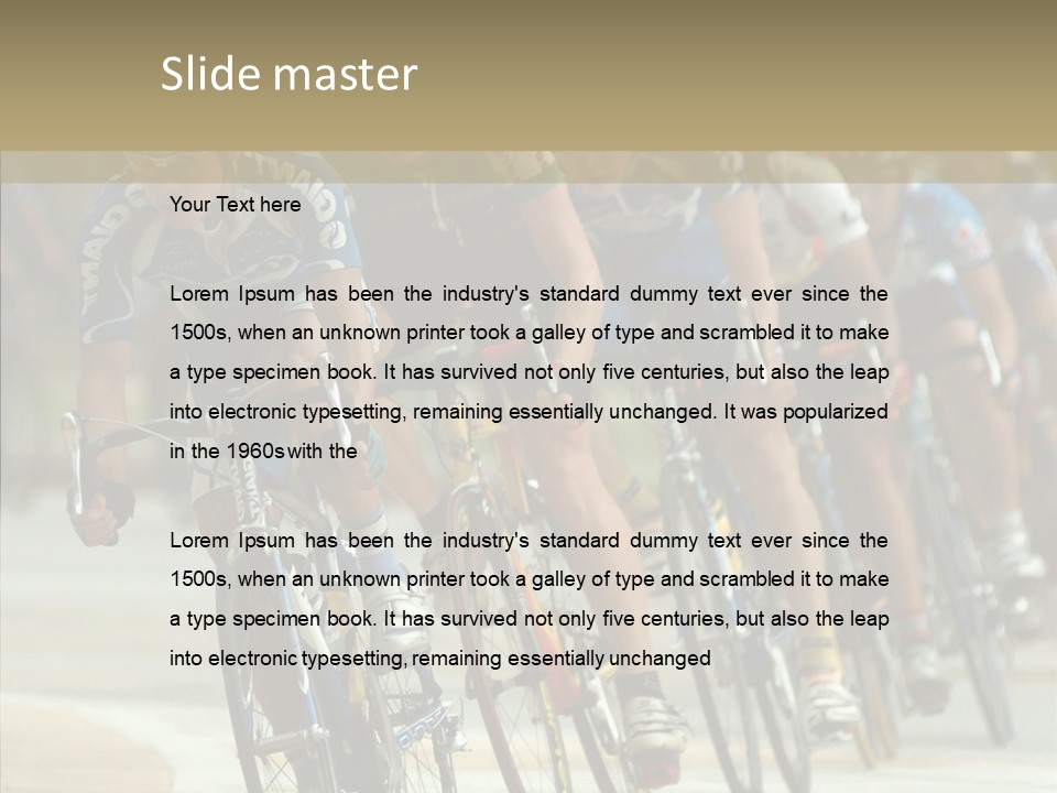 Excitement Lifestyle Descend PowerPoint Template