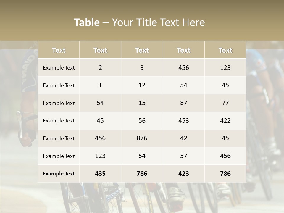 Excitement Lifestyle Descend PowerPoint Template
