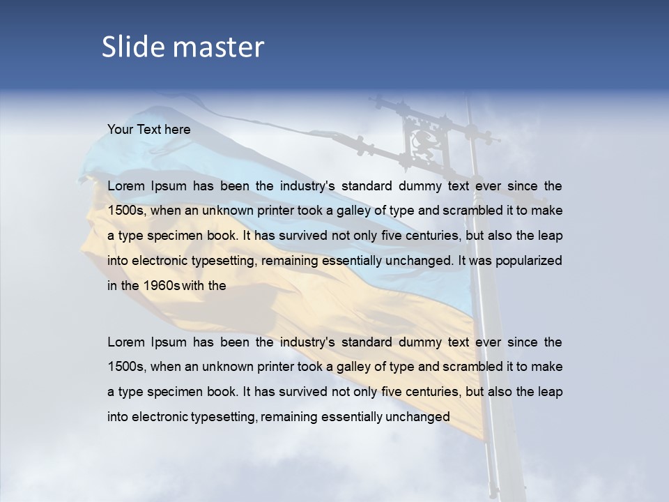 Europe East Ukraina PowerPoint Template