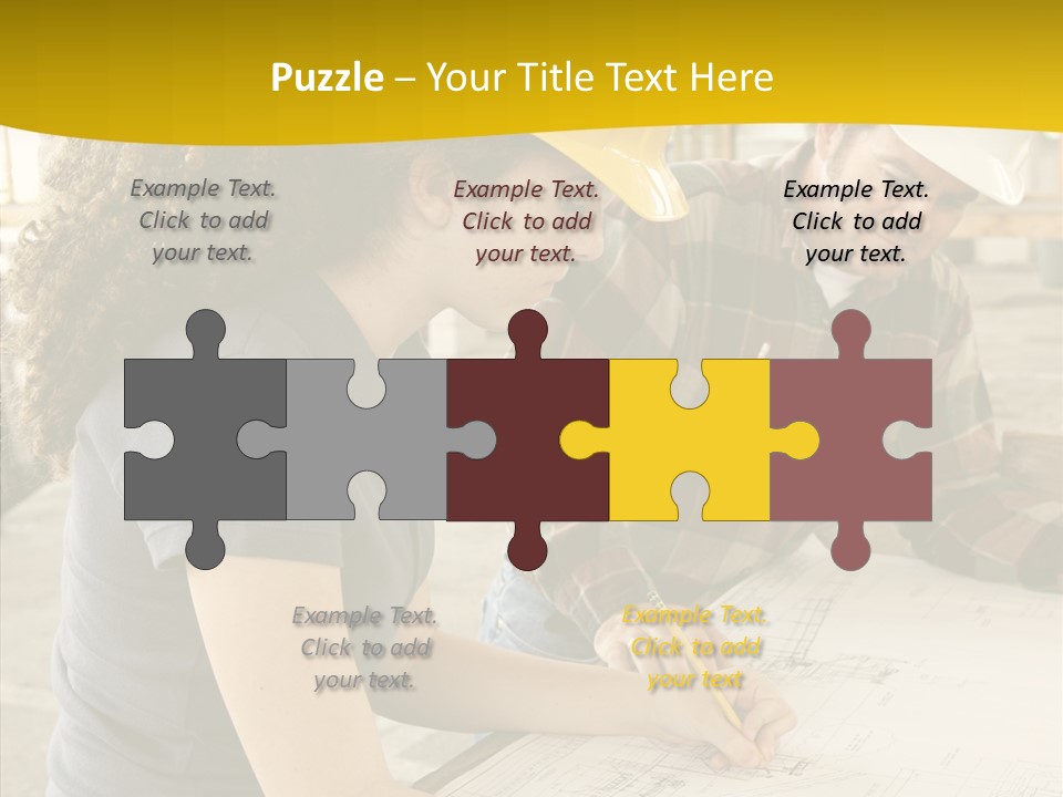 Person Union Worker PowerPoint Template