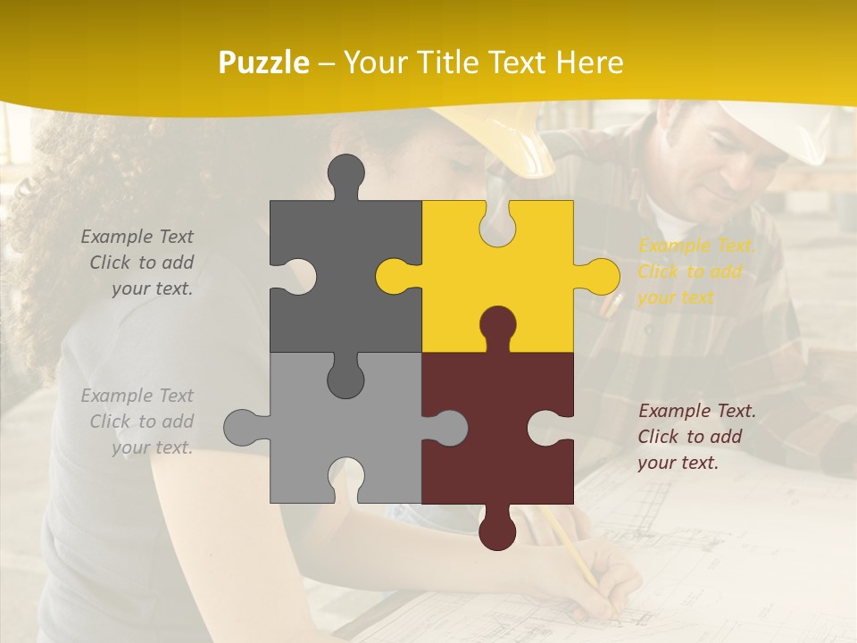 Person Union Worker PowerPoint Template