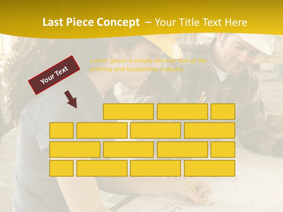 Person Union Worker PowerPoint Template