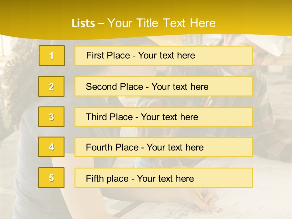 Person Union Worker PowerPoint Template