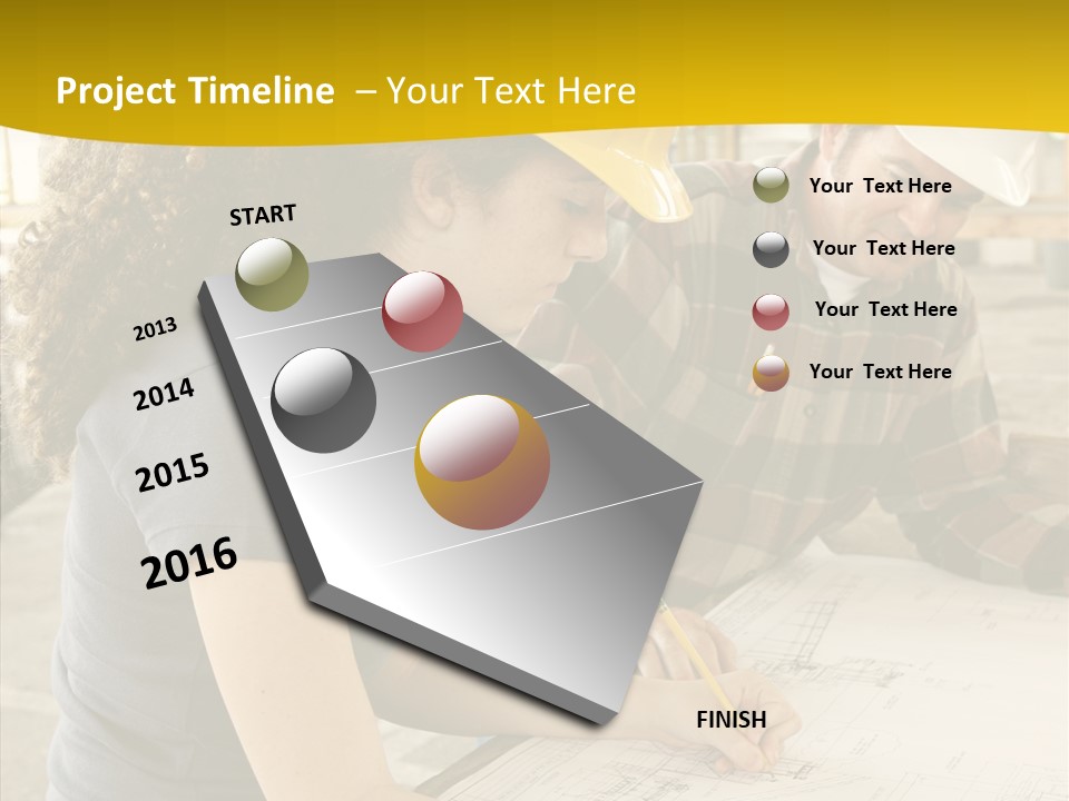 Person Union Worker PowerPoint Template