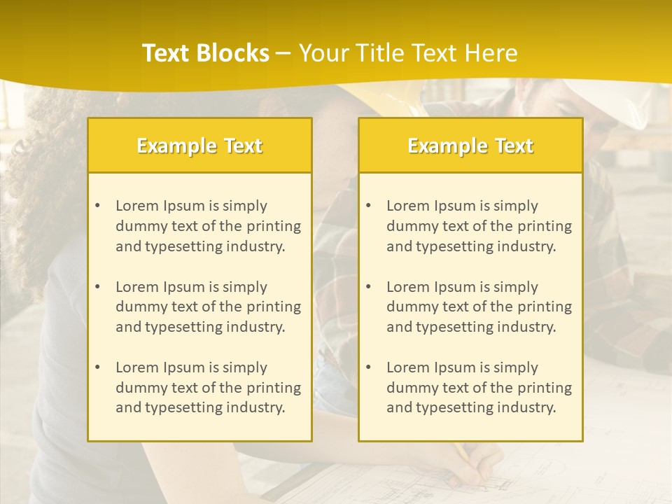 Person Union Worker PowerPoint Template