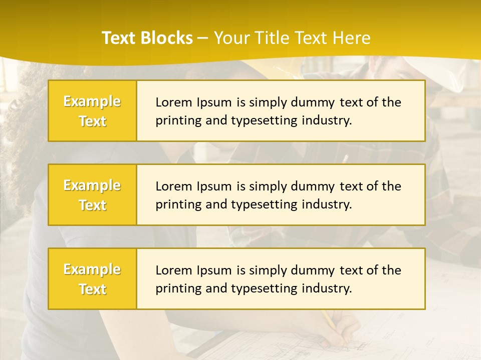Person Union Worker PowerPoint Template