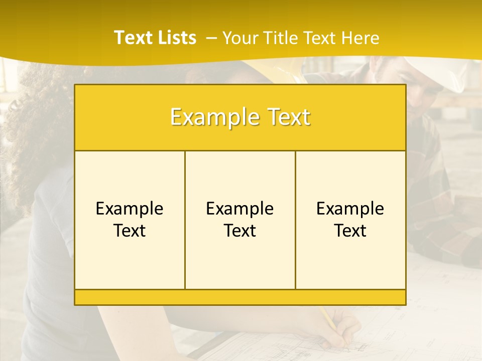 Person Union Worker PowerPoint Template