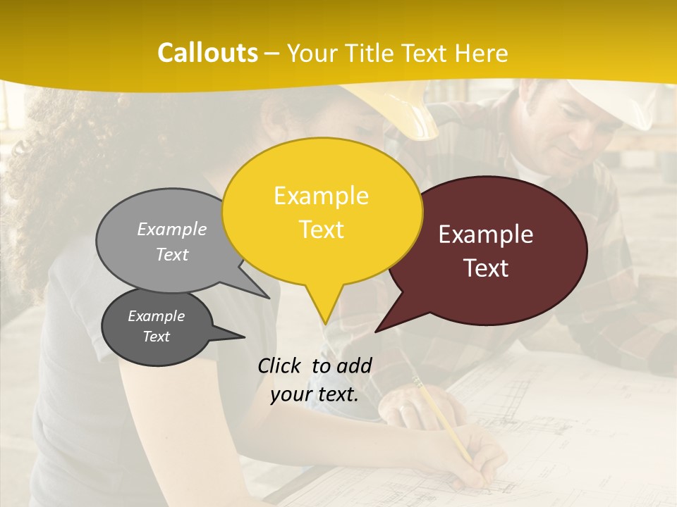 Person Union Worker PowerPoint Template