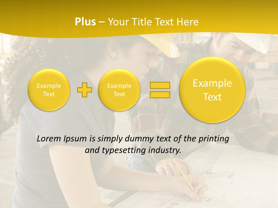 Person Union Worker PowerPoint Template
