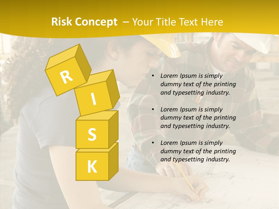 Person Union Worker PowerPoint Template