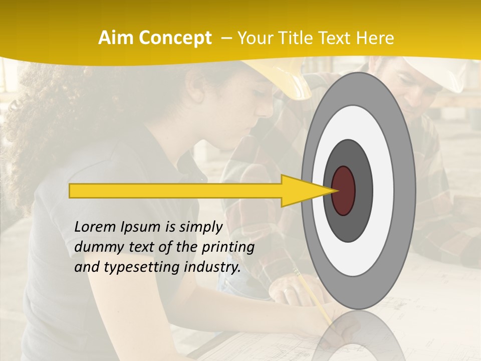 Person Union Worker PowerPoint Template