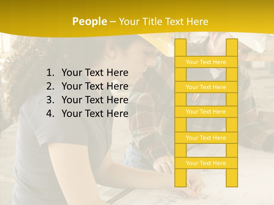Person Union Worker PowerPoint Template