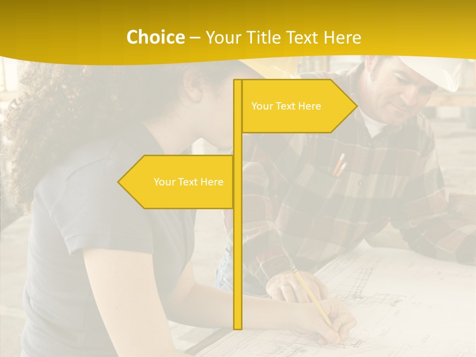 Person Union Worker PowerPoint Template