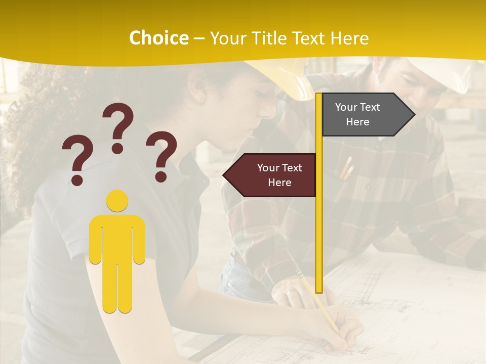 Person Union Worker PowerPoint Template