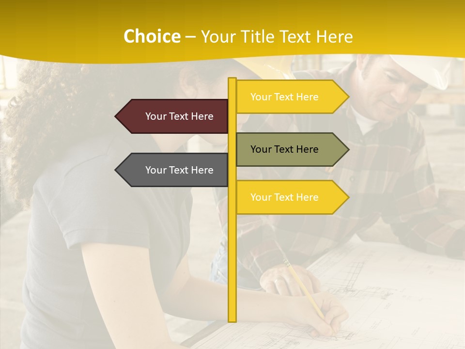 Person Union Worker PowerPoint Template