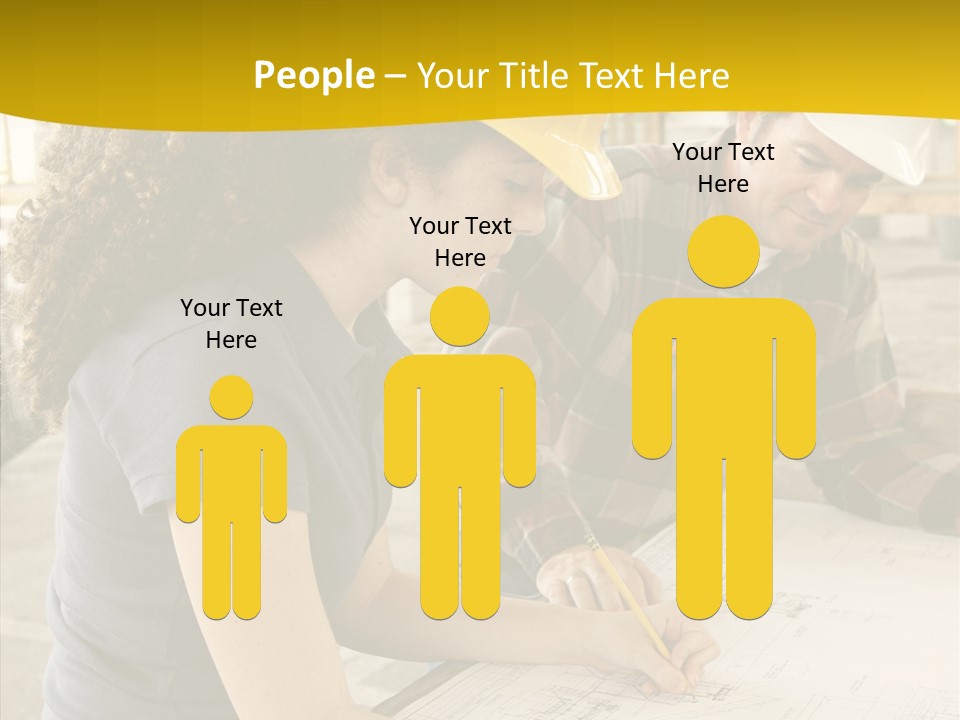Person Union Worker PowerPoint Template
