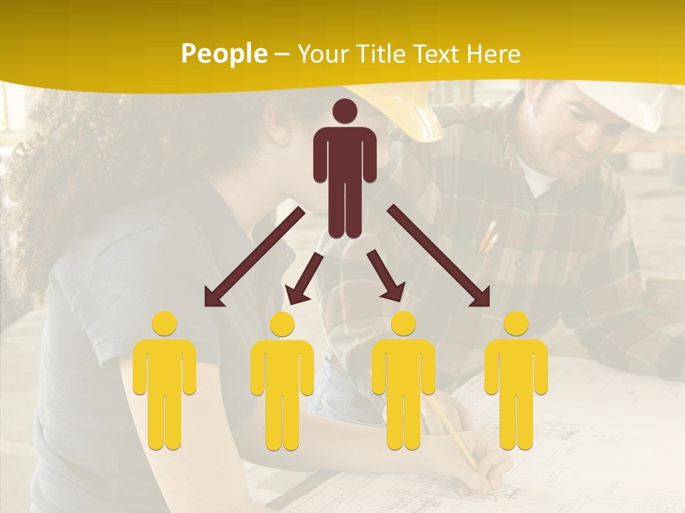 Person Union Worker PowerPoint Template