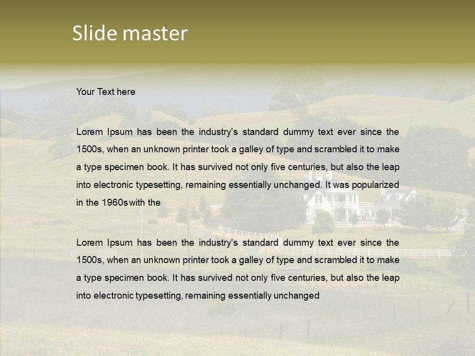 Hard Scape Dwelling Driveway PowerPoint Template
