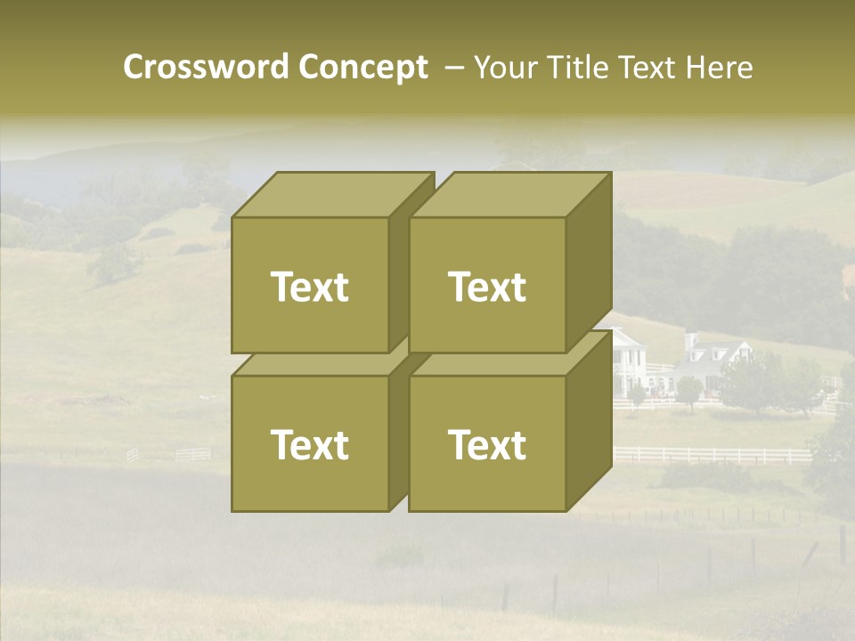 Hard Scape Dwelling Driveway PowerPoint Template