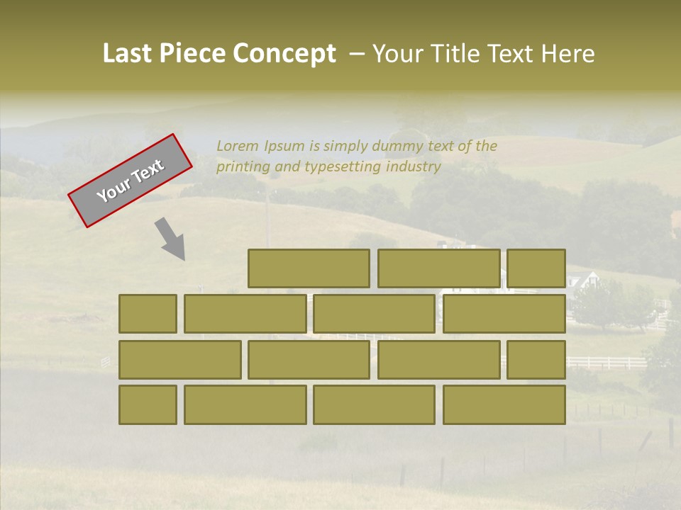 Hard Scape Dwelling Driveway PowerPoint Template