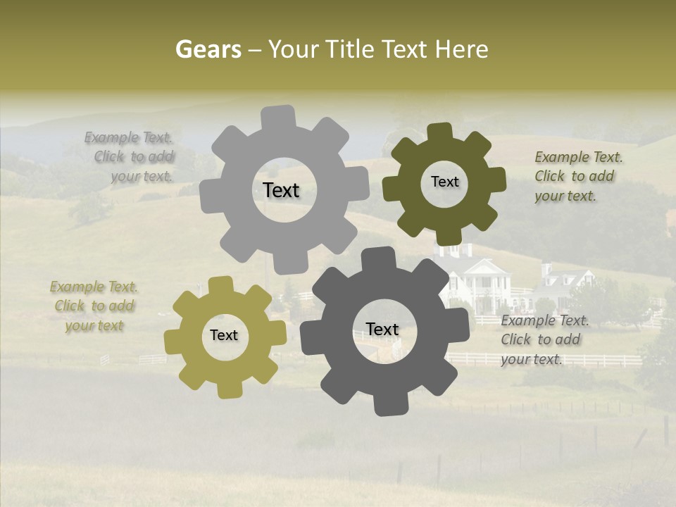 Hard Scape Dwelling Driveway PowerPoint Template