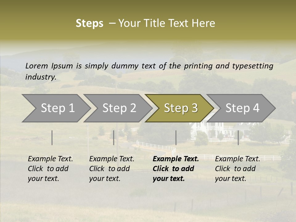 Hard Scape Dwelling Driveway PowerPoint Template