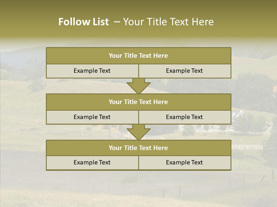 Hard Scape Dwelling Driveway PowerPoint Template