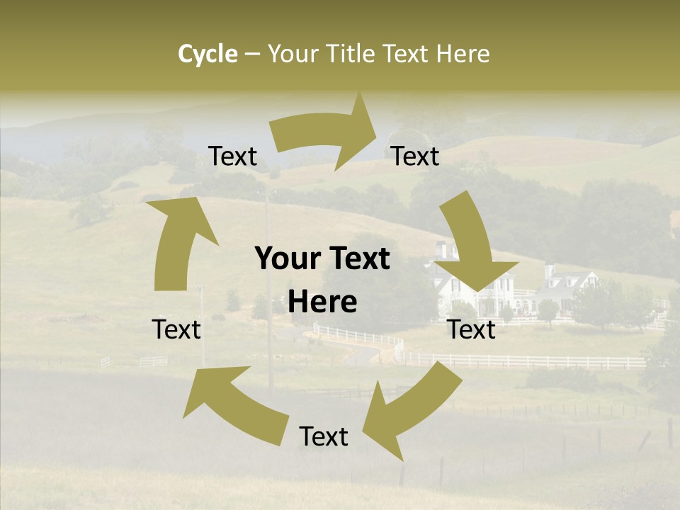 Hard Scape Dwelling Driveway PowerPoint Template