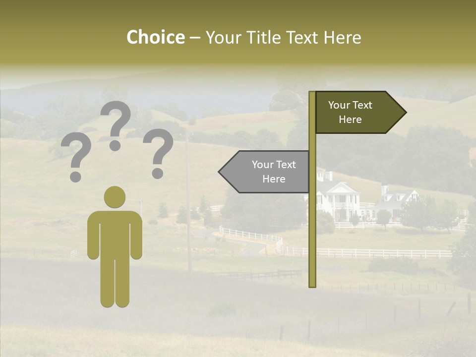 Hard Scape Dwelling Driveway PowerPoint Template