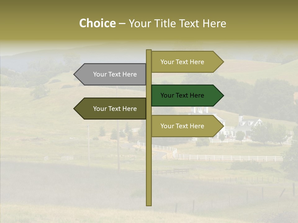 Hard Scape Dwelling Driveway PowerPoint Template