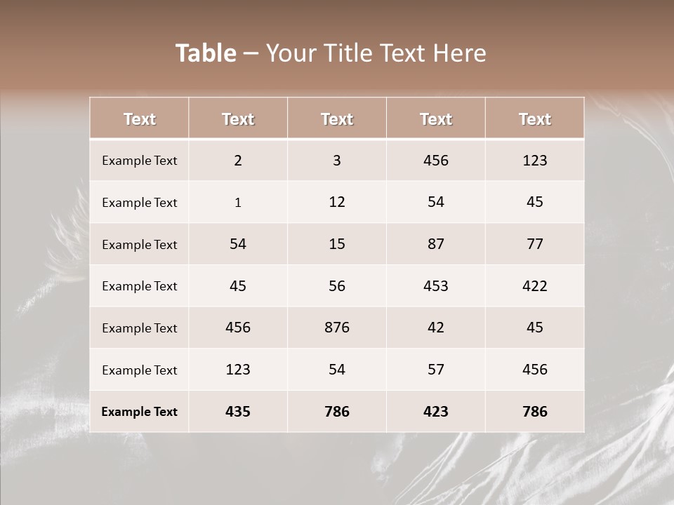 Erotic Silver Young PowerPoint Template