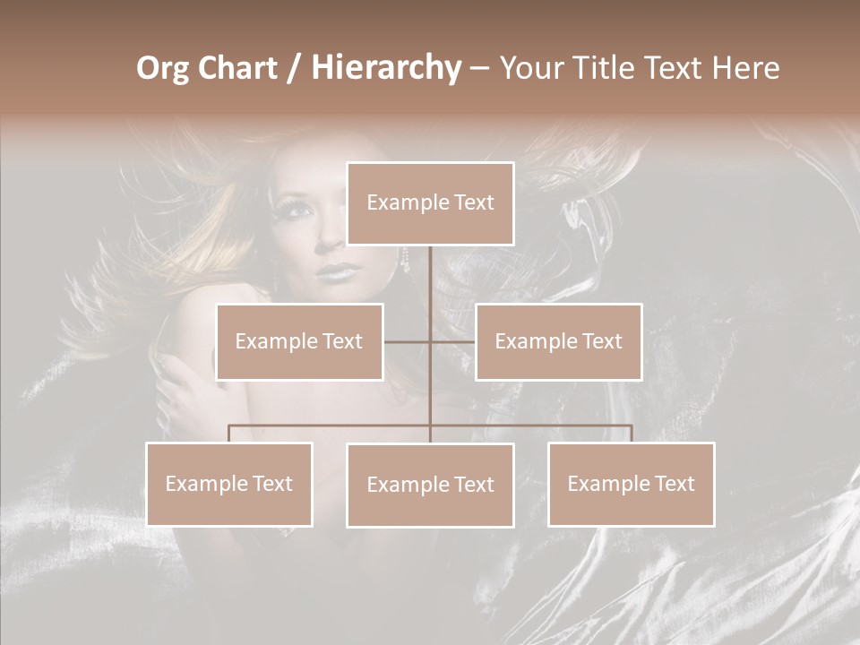 Erotic Silver Young PowerPoint Template