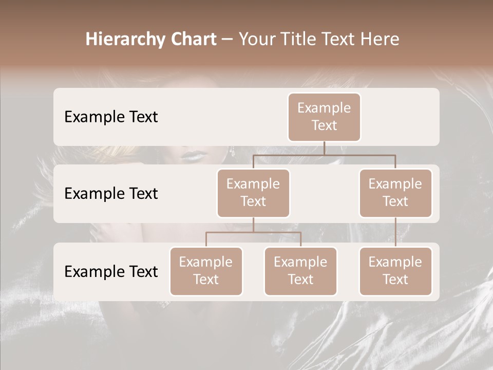 Erotic Silver Young PowerPoint Template