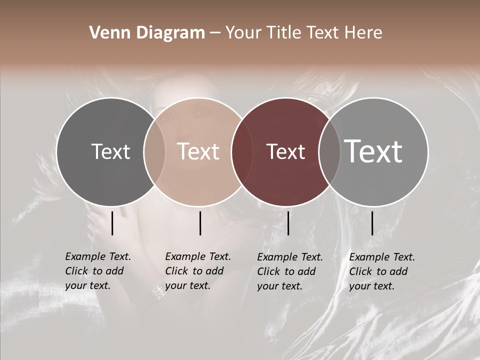 Erotic Silver Young PowerPoint Template
