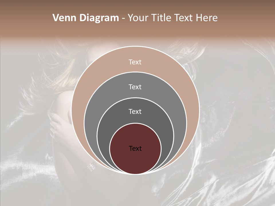 Erotic Silver Young PowerPoint Template