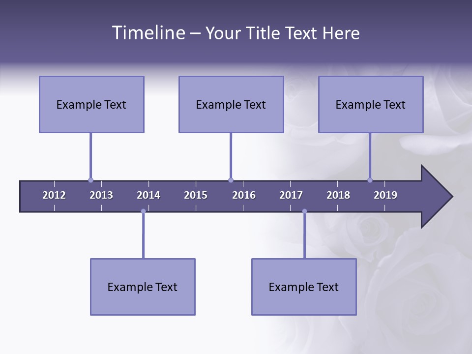 Closeup Blue Smell PowerPoint Template