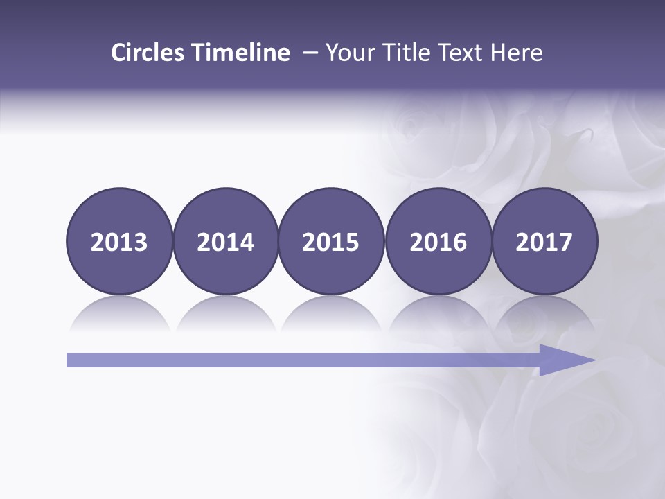 Closeup Blue Smell PowerPoint Template