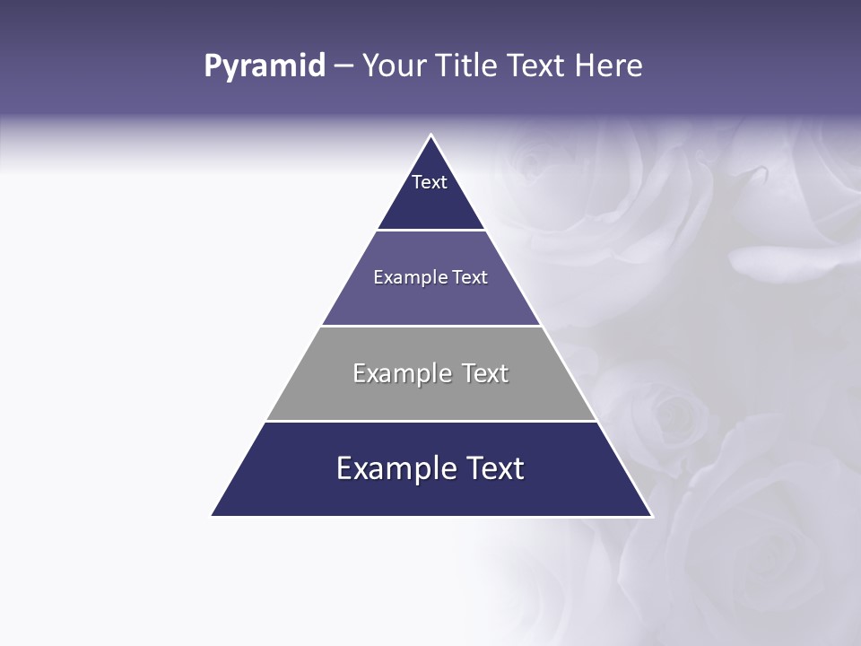 Closeup Blue Smell PowerPoint Template