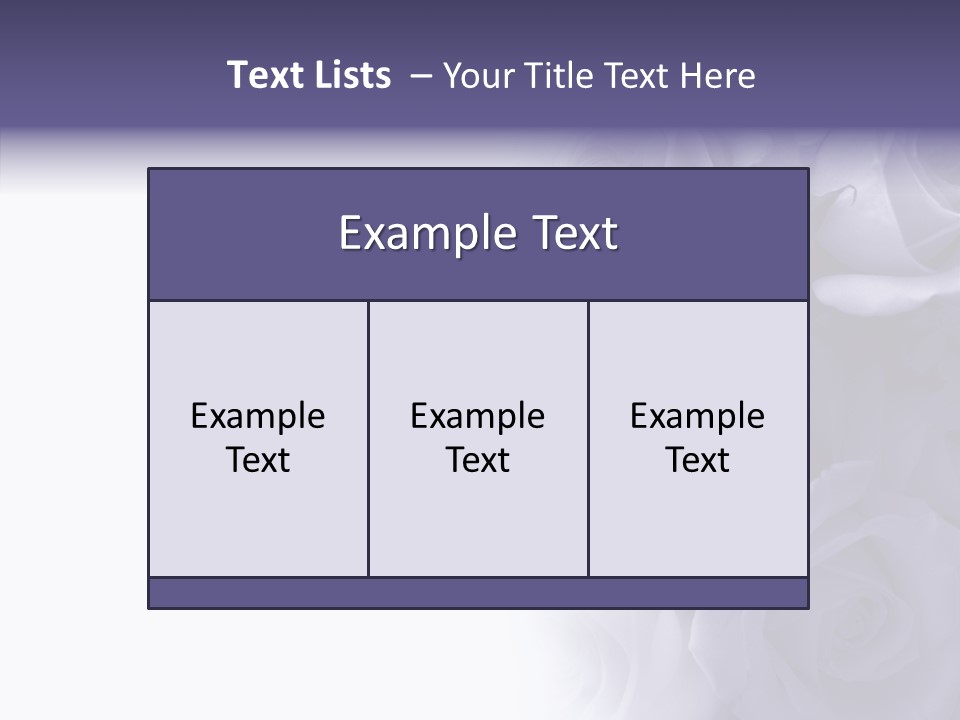Closeup Blue Smell PowerPoint Template