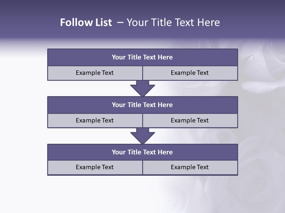 Closeup Blue Smell PowerPoint Template