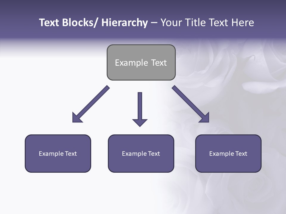 Closeup Blue Smell PowerPoint Template