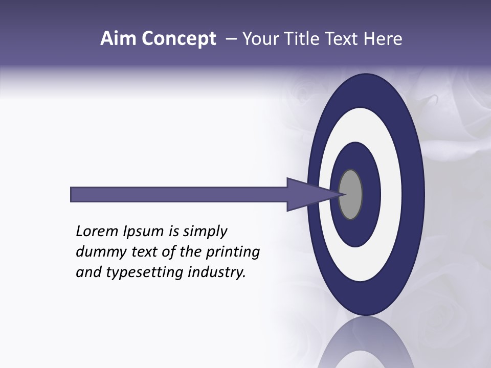 Closeup Blue Smell PowerPoint Template