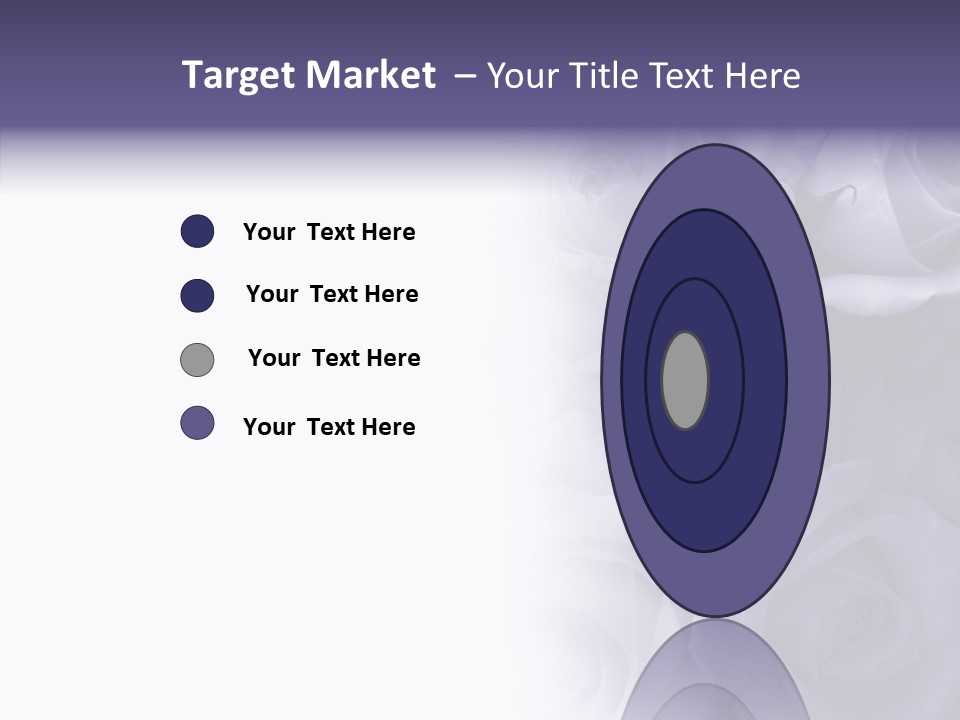 Closeup Blue Smell PowerPoint Template