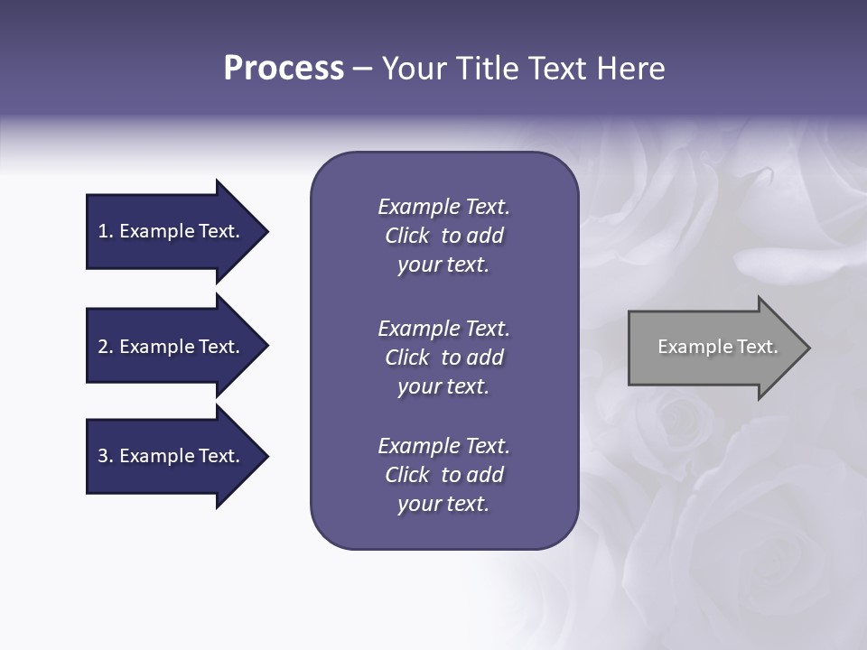 Closeup Blue Smell PowerPoint Template