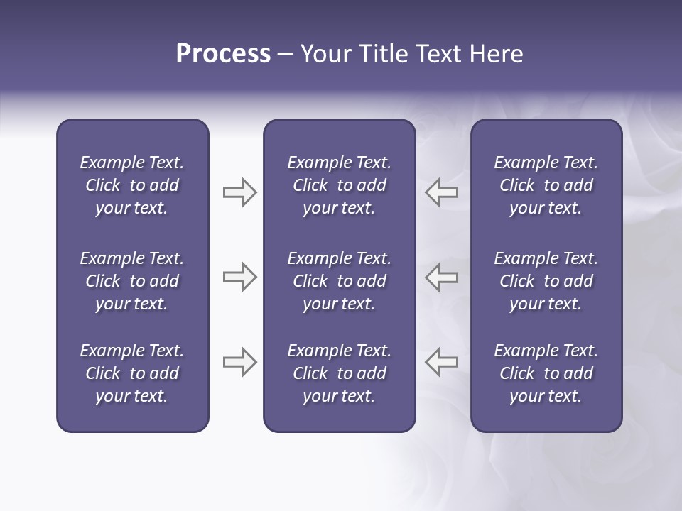 Closeup Blue Smell PowerPoint Template