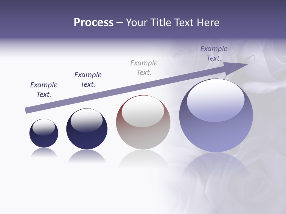 Closeup Blue Smell PowerPoint Template