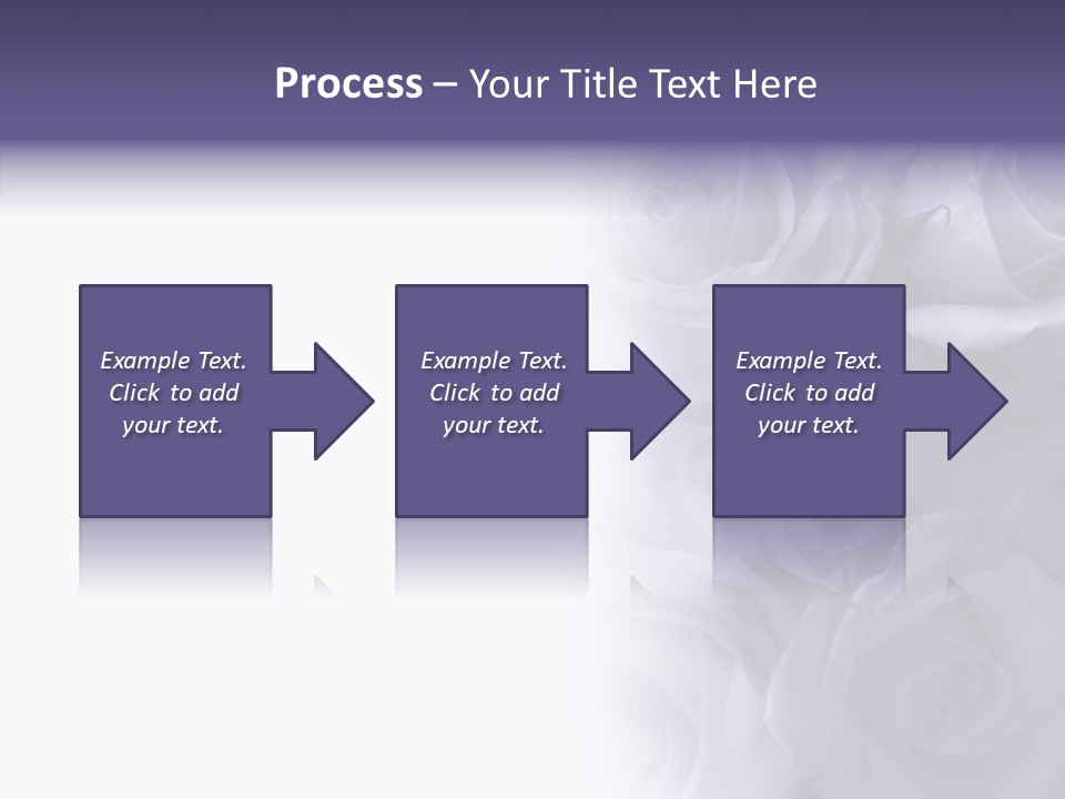 Closeup Blue Smell PowerPoint Template