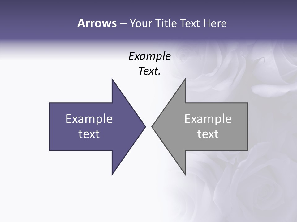 Closeup Blue Smell PowerPoint Template